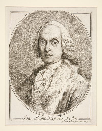 Muotokuva G.B. Tiepolo tekijältä Alessandro Longhi