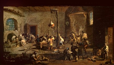 A Court of the Inquisition, n. 1710-20 tekijältä Alessandro Magnasco