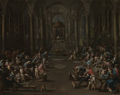 Synagoga, 1725-35 tekijältä Alessandro Magnasco