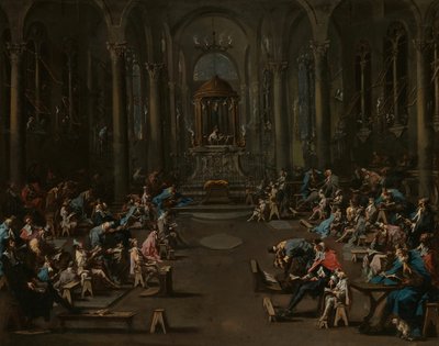 Synagoga, 172535. tekijältä Alessandro Magnasco