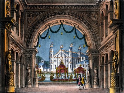 Sanquiricon lavastus Vincenzo Bellinin oopperaan "La straniera" "(L