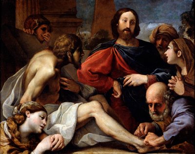 Lasaruksen herättäminen, 1500- tai 1600-luvun loppu tekijältä Alessandro Tiarini