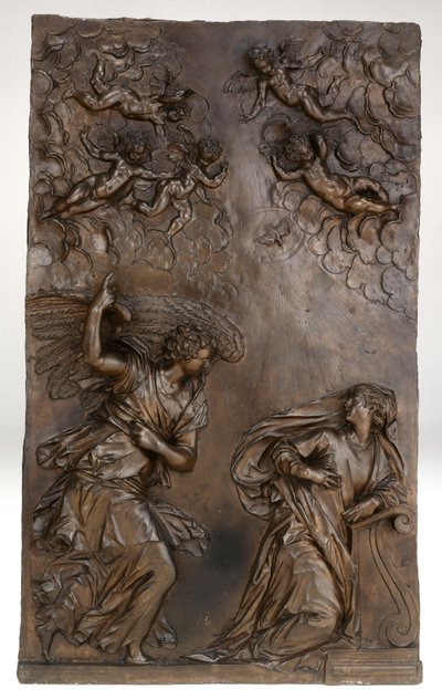 Anunciation, noin 1583 tekijältä Alessandro Vittoria
