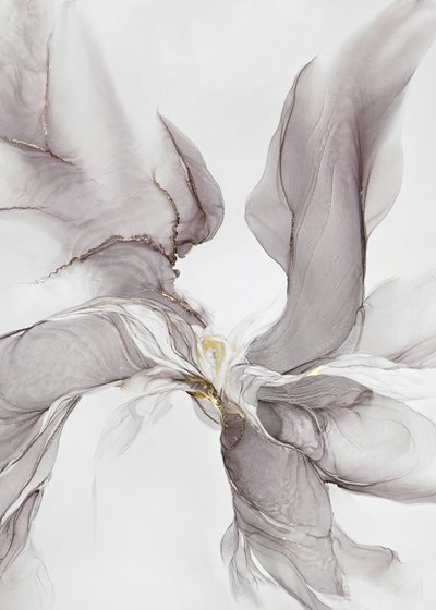 Eteerinen harmaa-kultainen virtaus tekijältä Alevtina Shelest