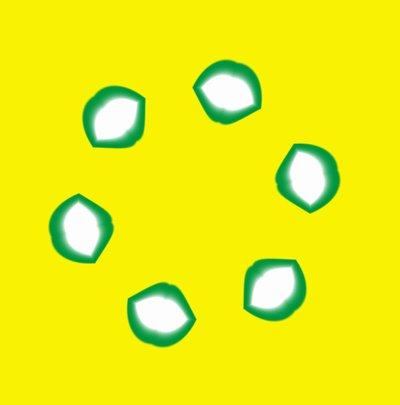 huulet, 2019, (gradientti) tekijältä Alex Caminker