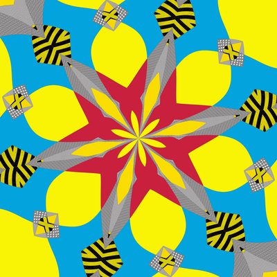 symmetria #11,2019,(sekoitettu media) tekijältä Alex Caminker