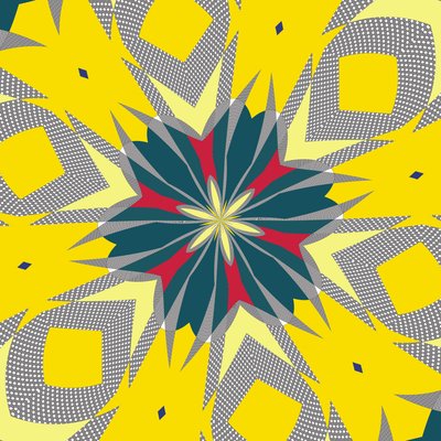 symmetria #12,2019,(sekoitettu media) tekijältä Alex Caminker