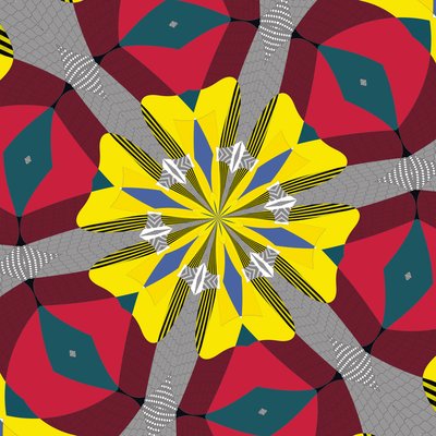 symmetria #17,2019,(sekoitettu media) tekijältä Alex Caminker