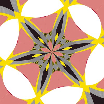 symmetria #39,2019,(sekoitettu media) tekijältä Alex Caminker