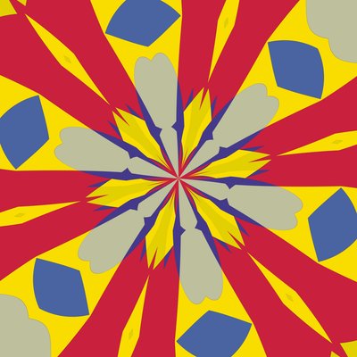 symmetria #45,2019,(sekoitettu media) tekijältä Alex Caminker