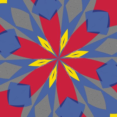 symmetria #54,2019,(sekoitettu media) tekijältä Alex Caminker