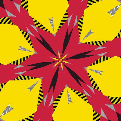 symmetria #7,2019,(sekoitettu media) tekijältä Alex Caminker
