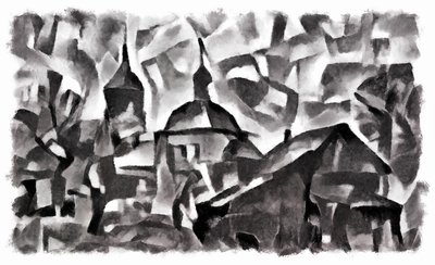 view (black) #1,2016, tekijältä Alex Caminker