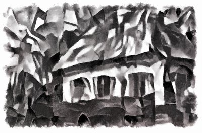 view (black) #5,2016, tekijältä Alex Caminker