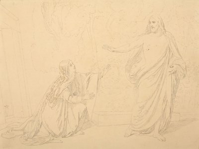 Noli me tangere, 1835 tekijältä Alexander Andreyevich Ivanov