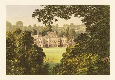 Hampton Court Castle, Herefordshire, Englanti. tekijältä Alexander Francis (after) Lydon