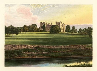 Lumley Castle, Durham, Englanti. tekijältä Alexander Francis (after) Lydon