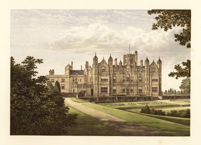 Merevale Hall, Warwickshire, Anglaterra. finlandès tekijältä Alexander Francis (after) Lydon