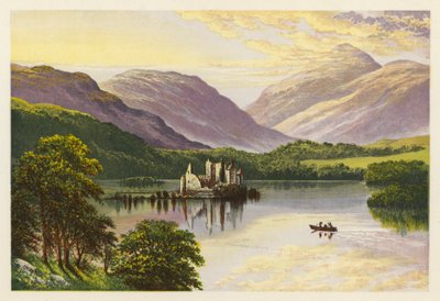 Skotlannin Loch-maisemat: Loch Awe (värilitra) tekijältä Alexander Francis (after) Lydon