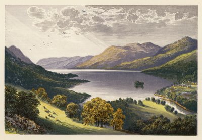 Skotlannin Loch-maisemat: Loch Earn (värilitra) tekijältä Alexander Francis (after) Lydon