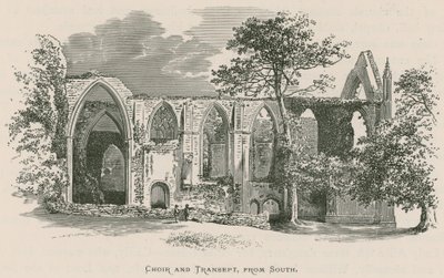 Bolton Priory, kuoro ja Transept, etelästä tekijältä Alexander Francis Lydon