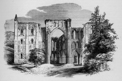 Kuoro, North, Rievaulx Abbey, c1880, 1897 tekijältä Alexander Francis Lydon