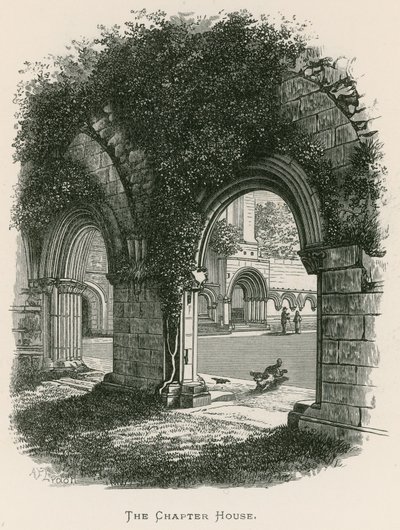 Fountains Abbey, The Chapter House tekijältä Alexander Francis Lydon