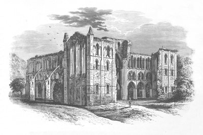 Pohjoisesta, Rievaulx Abbey, c1880, 1897 tekijältä Alexander Francis Lydon