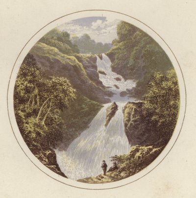 Etukappaleen kuvitus englantilaiseen Lake Sceneryyn tekijältä Alexander Francis Lydon