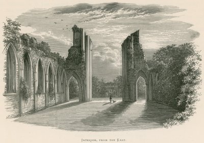 Glastonbury Abbey, sisustus, idästä tekijältä Alexander Francis Lydon