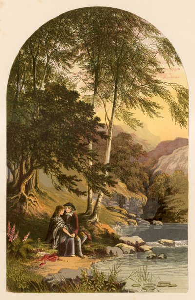 Kuvitus Burns To Mary in Heaven tekijältä Alexander Francis Lydon