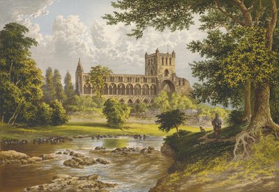 Jedburgh Abbey, 1882, 1897 tekijältä Alexander Francis Lydon