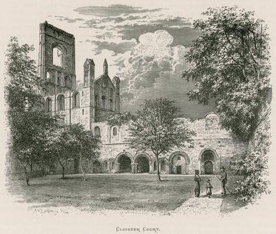 Kirkstall Abbey, Cloister Court tekijältä Alexander Francis Lydon