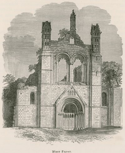 Kirkstall Abbey, länsirintama tekijältä Alexander Francis Lydon