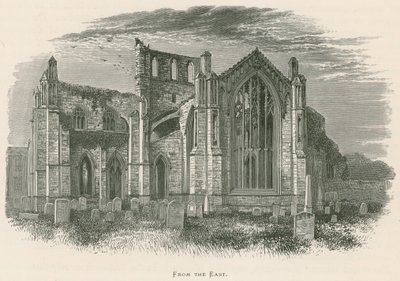 Melrose Abbey, idästä tekijältä Alexander Francis Lydon
