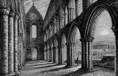 Nave Looking West, Jedburgh Abbey, 1880, 1897 tekijältä Alexander Francis Lydon