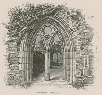 Tintern Abbey, Sacristy Doorway tekijältä Alexander Francis Lydon