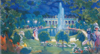 Suihkulähteet, c. 1908. tekijältä Alexander Fyodorovich Gaush