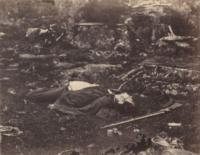 Ampujan viimeinen uni, Gettysburg, Pennsylvania tekijältä Alexander Gardner
