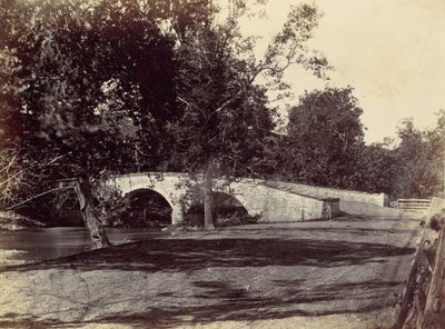 Burnside Bridge, Across the Antietam, lähellä Sharpsburgia, nro 1, syyskuu 1862, 1862. tekijältä Alexander Gardner