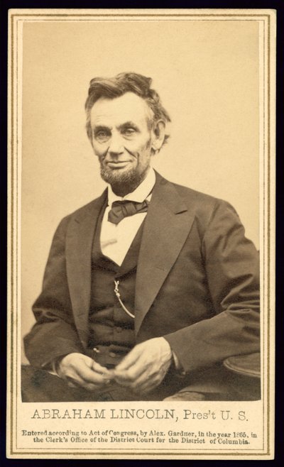 Alexander Gardnerin muotokuva Lincolnista tekijältä Alexander Gardner