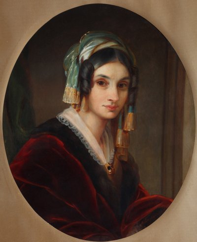 Alexandra Smirnova-Rossetin muotokuva 1809-1882, 1841 tekijältä Alexander Grigoryevich Varnek