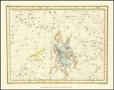 1822 - Alexander Jamieson - Auriga, vaunumies (Hercules-kaukoputkella) tekijältä Alexander Jamieson