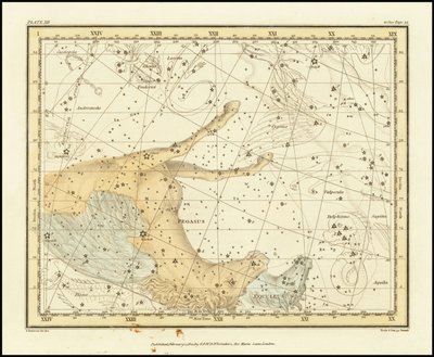 1822 - Alexander Jamieson - Pegasus ja Equuleus (Pegasus ja Equuleus) tekijältä Alexander Jamieson