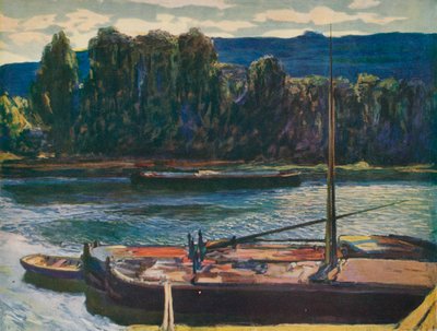 Ilta Seine-joella, c1910, 1912 tekijältä Alexander Jamieson