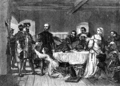 John Brownin Ashfordista, lollardista, pidätys, 1517, 1856 tekijältä Alexander Johnston