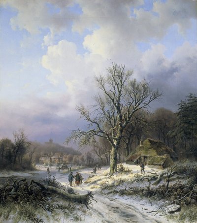 Luminen maisema tekijältä Alexander Joseph Daiwaille