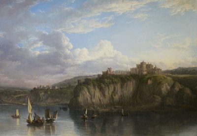 Culzeanin linna merestä, n. 1816 tekijältä Alexander Nasmyth