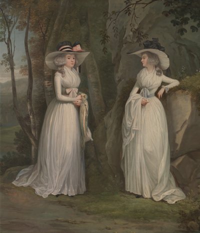 Eleanor ja Margaret Ross, vuosina 1785-1790. tekijältä Alexander Nasmyth
