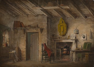 Lavasuunnittelu Heart of Midlothianille; Dekaanien mökki tekijältä Alexander Nasmyth